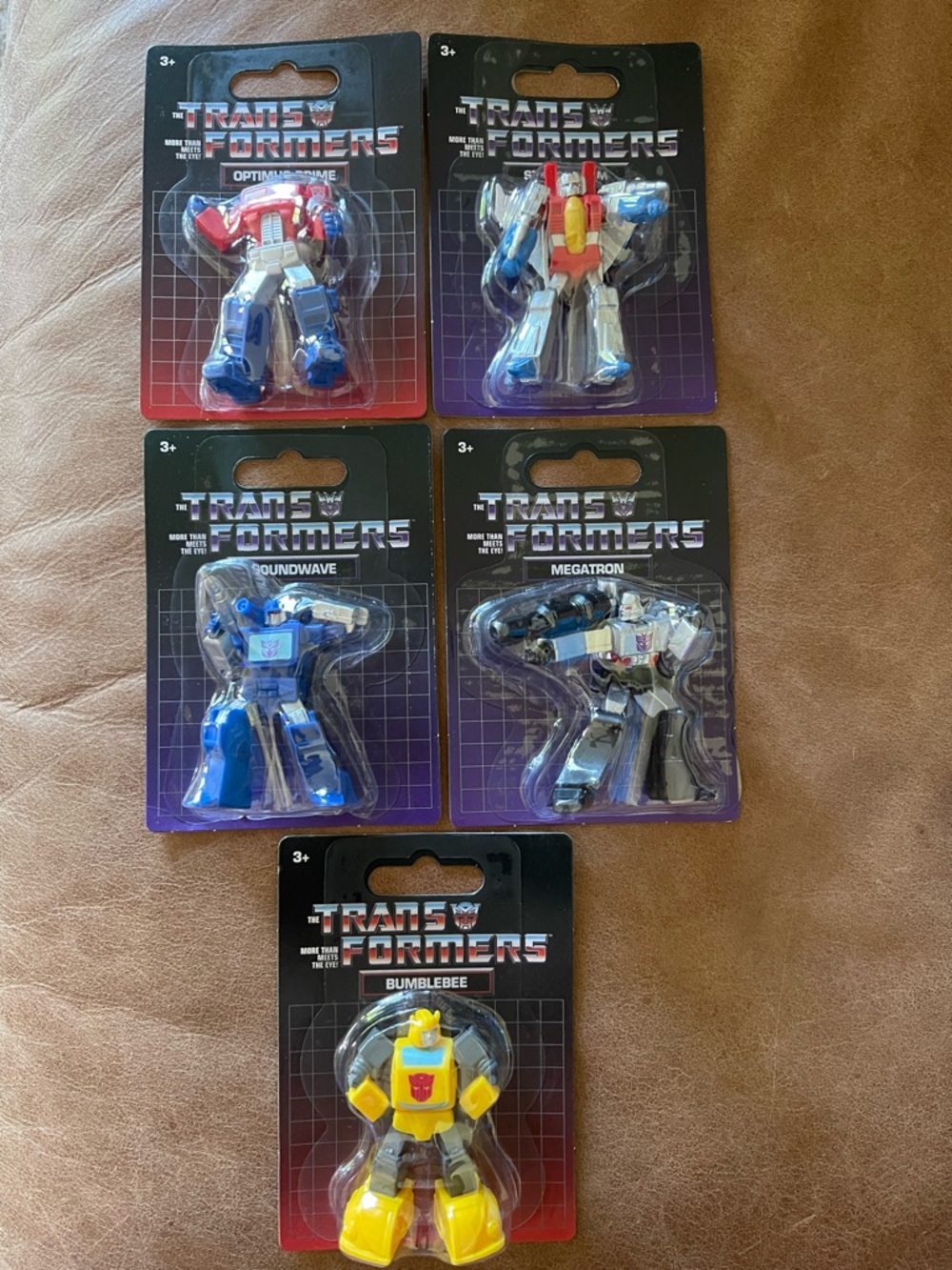 5 Hasbro Transformers Mini Figures, Optimus Prime, Complete Set